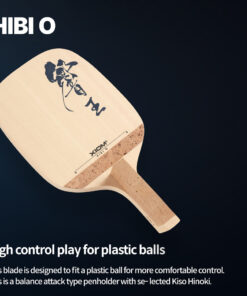Alternative view of XIOM Hibi O, Japanese Penholder - 1 ply Hinoki - Topspin Attack