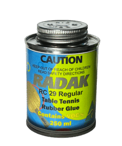 Radak RC29 Regular VOC Based Table Tennis Glue - 250ml inc Brush