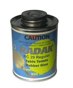 Radak RC29 Regular VOC Based Table Tennis Glue - 500ml inc Brush