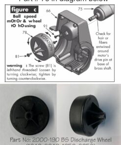 Newgy Spare Part 2000-190 - Discharge Wheel