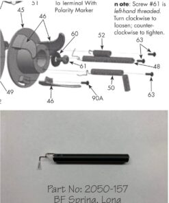 Newgy Spare Part 2050-157, BF Spring, Long