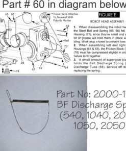 Newgy Spare Part 2000-170A, BF Discharge Spring