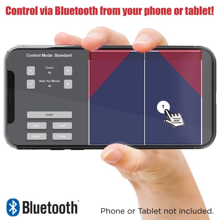 Newgy Robo-Pong 3050XL - Topspin, Backspin, No Spin. Control via Bluetooth enabled Smart Phone - Image 5