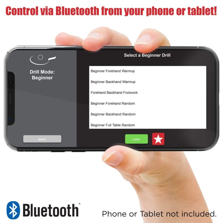 Newgy Robo-Pong 3050XL - Topspin, Backspin, No Spin. Control via Bluetooth enabled Smart Phone - Image 9