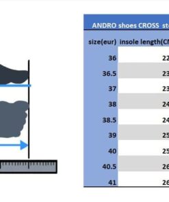 Alternative view of Andro Cross Step 2, Table Tennis Shoes - Blue/Black/White