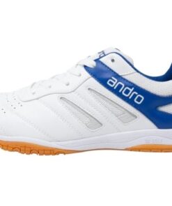 Andro Shuffle Step Table Tennis Shoes - White/Blue