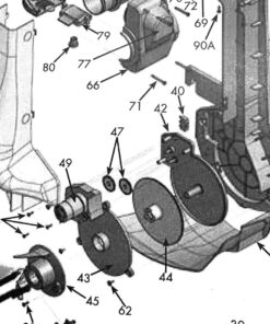 Alternative view of Newgy Spare Part 2050-155 BF Transfer Gear