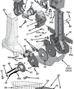 Newgy Spare Part 2040-162A, BF Clear front cover.