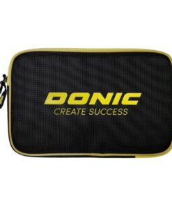 Donic Double Bat Wallet Duplex, Blk/Yellow