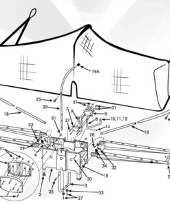 Newgy Spare Part 2000 -134L, Ball Return Tray with Tab