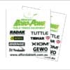 Radak Clear Sticky Rubber protector sheet - Pair