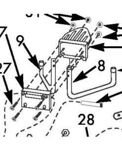 Newgy Spare Part CT Support Leg, L - 2000-110