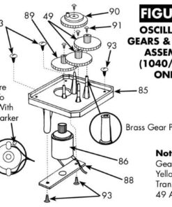 Newgy Spare Part 2000-326, OSC. #1 x 3/16 Machine Screw