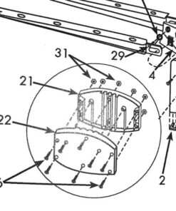 Alternative view of Newgy Spare Part 2000-134A Net Support Plate