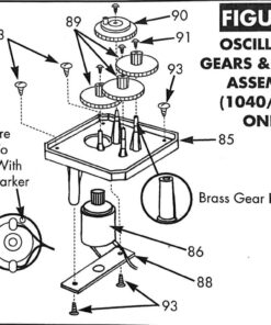 Alternative view of Newgy Spare Part 2000-208 Oscillating Motor w/ Gear