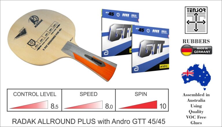 RADAK Allround + Ready To Play GTT 45/45 Combo