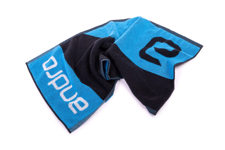 andro Towel REFRESH, Blue/Yellow 50cm x 100cm - Image 3