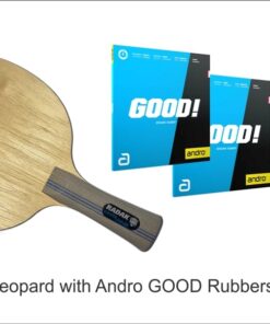 RADAK R2P Striped Leopard with Andro GOOD rubbers