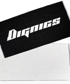 Alternative view of Butterfly Towel Dignics 05, Black/White 50cm x 100cm