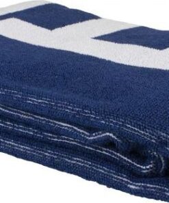 Butterfly Towel Sign, Navy/White 50cm x 100cm
