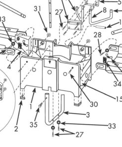 Alternative view of Newgy Spare Part 2000-100 Center Trough
