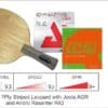 RADAK R2P Striped Leopard with Joola AGR and Andro Rasanter R42