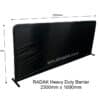 Radak Heavy Duty Court Surrounds / Barriers 2.3m x 1 metre tall - Heavy Duty