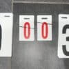 Replacement Flipper Numbers - Suits Donic and other 2 Clip System