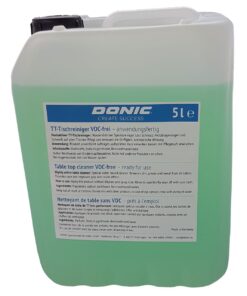 DONIC TABLE TENNIS TABLE CLEANER 5Lt with CLEANING CLOTH