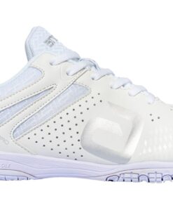 Andro Cross Step PRO Table Tennis Shoes - White/Silver