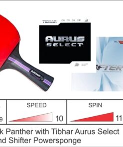 RADAK Black Panther Plus Tibhar Aurus Select and Shifter Powersponge