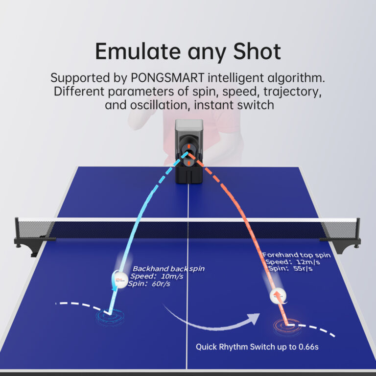 Pongbot NOVA S PRO Smart Table Tennis Training Robot, Free Shipping Australia Wide. - Image 2