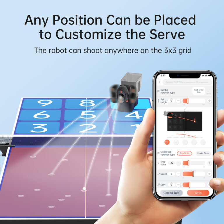 Pongbot NOVA S PRO Smart Table Tennis Training Robot, Free Shipping Australia Wide. - Image 7