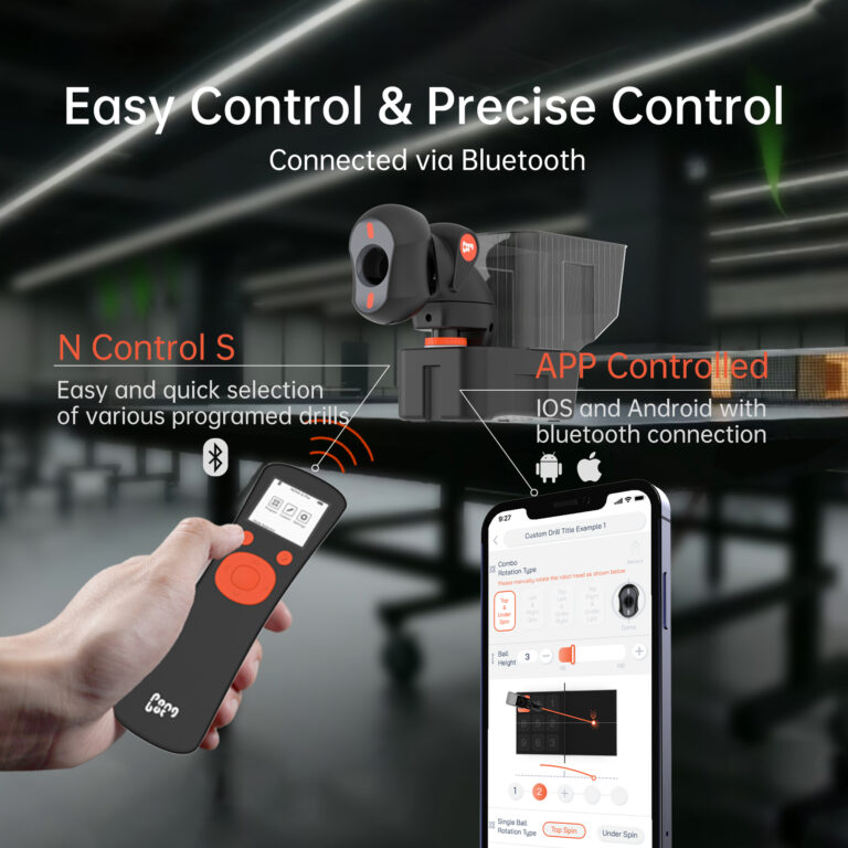 Pongbot NOVA S PRO Smart Table Tennis Training Robot, Free Shipping Australia Wide. - Image 8